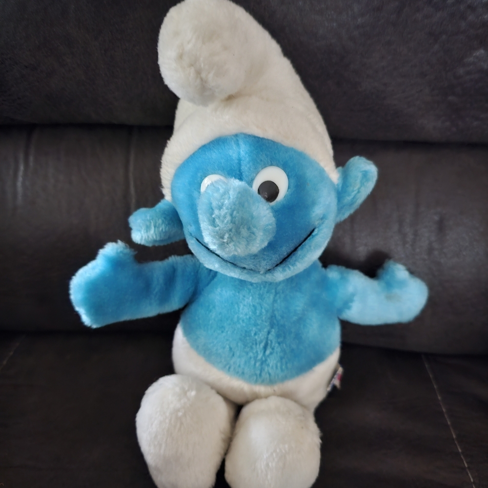 1981 Plush smurf vintage toy